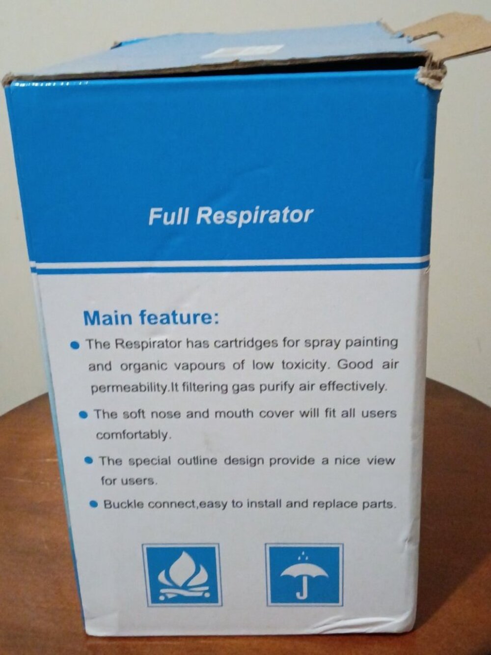 Full Facepiece Reusable Respirator Protection MEDIUM - Picture 3 of 12